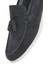 Erkek Gri Püsküllü Süet Deri Casual Loafer 25SFD750310 9
