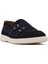 Erkek Lacivert Çift Tokalı Süet Deri Casual Loafer 25SFD750410 6