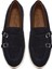 Erkek Lacivert Çift Tokalı Süet Deri Casual Loafer 25SFD750410 7