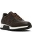 Erkek Siyah Bağcıklı Deri Sneaker 25SFD640014 6