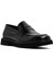 Erkek Siyah Deri Klasik Loafer 25SFD622122 6