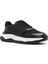 Erkek Siyah Bağcıklı Kalın Tabanlı Deri Sneaker 25SFD621914 6