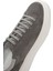 Erkek Gri Bağcıklı Kalın Tabanlı Süet Deri Sneaker 25SFD612910 10