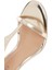 Kadın Altın Bilekten Tokalı Yüksek Ince Topuklu Metalik Sandalet 25SFD443032 10