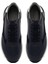 Erkek Lacivert Bağcıklı Kalın Tabanlı Deri Sneaker 25SFD675218 7