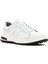 Erkek Beyaz Bağcıklı Kalın Tabanlı Deri Sneaker 25SFD675018 6