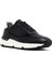 Erkek Siyah Bağcıklı Kalın Tabanlı Deri Sneaker 25SFD675218 6
