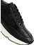 Erkek Siyah Bağcıklı Kalın Tabanlı Deri Sneaker 25SFD675218 9