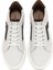 Erkek Beyaz Bağcıklı Kalın Tabanlı Deri Sneaker 25SFD612518 6