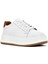 Erkek Beyaz Bağcıklı Kalın Tabanlı Deri Sneaker 25SFD675118 6