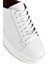 Erkek Beyaz Bağcıklı Kalın Tabanlı Deri Sneaker 25SFD675118 8