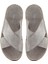 Erkek Gri Süet Deri Espadril Terlik 25SFD616110 7