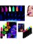 Karanlıkta Parlayan Neon Glow Ruj Uv Floresan Işık Duyarlı Ruj Farklı Renk 6 Adet Retro 1