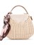 Kadın Bej Uzun Askılı Hasır Mini Çapraz Çanta 25SBD2711M7 7