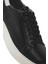 Erkek Siyah Bağcıklı Kalın Tabanlı Deri Sneaker 25SFD700018 9