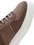Erkek Bej Bağcıklı Kalın Tabanlı Süet Deri Sneaker 25SFD724310 10