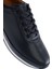 Erkek Lacivert Bağcıklı Deri Casual Sneaker 25SFD6741DI 9