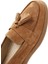 Kadın Taba Süet Deri Comfort Loafer 25SFD152010 9