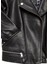 Eliza Kadın Siyah Biker Kısa Deri Ceket 25SGD5299VE 7