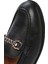 Kadın Siyah Tokalı Deri Loafer 25SFD510518 8