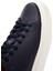 Erkek Lacivert Bağcıklı Kalın Tabanlı Deri Sneaker 25SFD6107FT 8