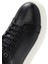 Erkek Siyah Kalın Tabanlı Bağcıklı Deri Sneaker 25SFD654118 10