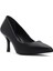 Kadın Siyah Ince Topuklu Deri Stiletto 25SFD405118 7