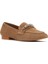 Kadın Taba Tokalı Süet Deri Loafer 25SFD160410 6