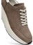 Erkek Vizon Bağcıklı Kalın Tabanlı Nubuk Deri Sneaker 25SFD6505V3 9