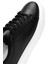 Erkek Siyah Bağcıklı Kalın Tabanlı Deri Sneaker 25SFD700118 10