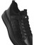 Erkek Siyah Bağcıklı Kalın Tabanlı Deri Sneaker 25SFD650214 9