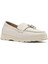Kadın Bej Deri Comfort Loafer 25SFD1536FT 6