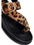 Kadın Leopar Parmak Arası Deri Sandalet 25SFD5513W2 10