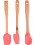 Kırmızı 3 Parça Spatula Seti, Mutfağınıza Şıklık Katacak. 1