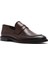 Erkek Kahverengi Deri Klasik Loafer 25SFD602118 6