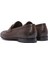 Erkek Kahverengi Örgü Deri Klasik Loafer 25SFD601429 6