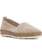 Kadın Bej Süet Deri Comfort Loafer 25SFD500510 6
