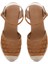 Kadın Taba Bilekten Tokalı Dolgu Topuklu Espadril 25SFE40186F 8