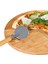 Büyük Boy Bambu Saplı Paslanmaz Çelik Hamur Kesici ve Pizza Ruleti 23 cm 4