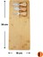 4'lü Bambu Peynir Sunum Tahtası ve Set (Çatal, Spatula, Bıçak) 1