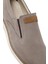 Erkek Vizon Nubuk Deri Casual Loafer 25SFD7104V3 9