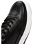 Erkek Siyah Bağcıklı Deri Sneaker 25SFD660618 8