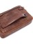Erkek Kahverengi Deri Mini El Çantası 25SBD3534CR 8