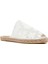 Kadın Krem Desenli Espadril Terlik 25SFD20626F 6