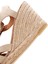 Kadın Bej Fermuarlı Dolgu Topuklu Süet Deri Espadril 25SFD206010 9