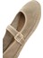 Kadın Bej Bantlı Süet Espadril 25SFD206810 9