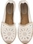 Kadın Krem Desenli Espadril 25SFD206914 7