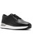 Erkek Siyah Bağcıklı Kalın Tabanlı Deri Sneaker 25SFD603718 6