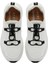 Acbc x Derimod Kadın Beyaz Bağcıklı Kalın Tabanlı Kumaş Sneaker 25SFD43556F 7