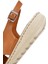 Kadın Taba Arkadan Bağlamalı Deri Comfort Sandalet 25SFD410318 8